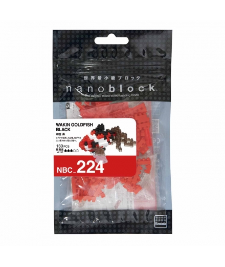 nanoblock® - Poisson Rouge Japon Blanc et Noir