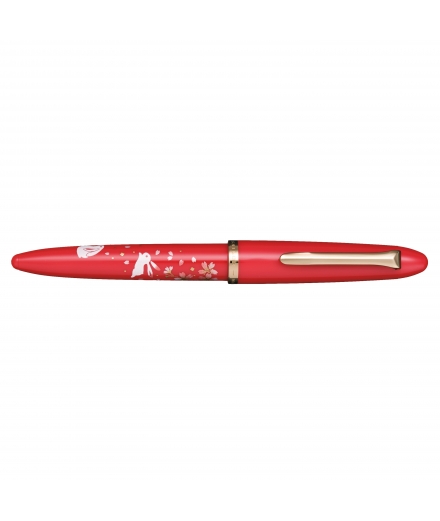 Yubi Maki-e Brush Pen Lapin Rouge - SAILOR