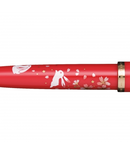 Yubi Maki-e Brush Pen Lapin Rouge - SAILOR