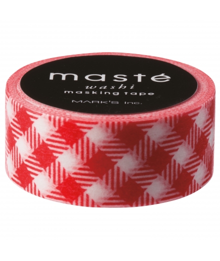 Masking Tape Check Rouge - Masté Basic