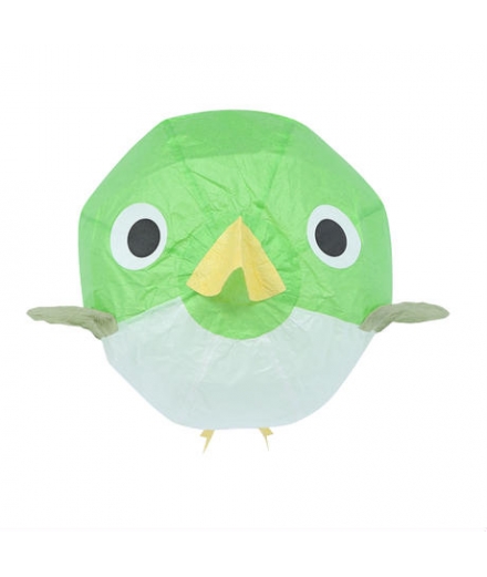 Ballon En Papier Washi Kamifusen Oiseau Vert - ROKUHICHIDO