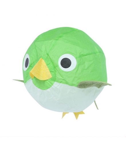 Ballon En Papier Washi Kamifusen Oiseau Vert - ROKUHICHIDO