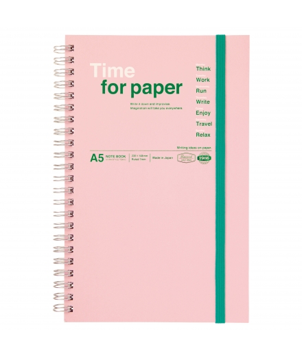 Carnet A Spirales Format A5 Time For Paper - MARK'S