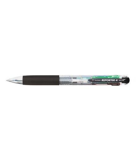 Stylo à Bille 4 Couleurs Reporter Transparant 0.7mm - TOMBOW