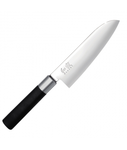 Couteau Japonais Santoku 16,5cm WASABI BLACK - KAI