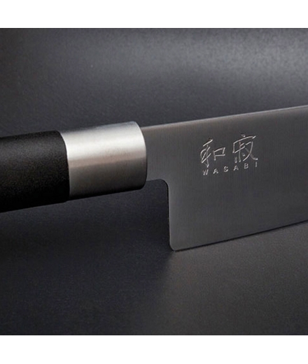 Couteau Japonais Santoku 16,5cm WASABI BLACK - KAI
