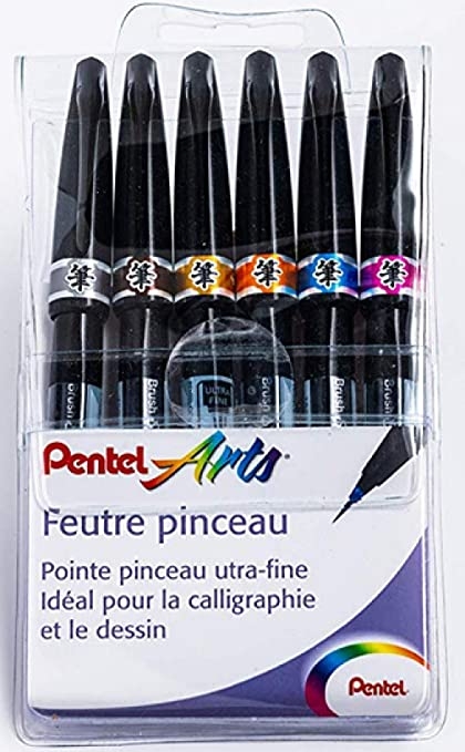 Feutres Pinceaux Schneider - Lot De 10 Couleurs Vives - Pointe Flexible Pour Calligraphie Et Lettering