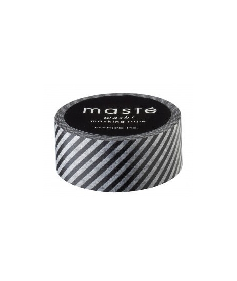 Masking Tape Black Stripes - masté