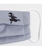Masque 100% Coton Réutilisable Lavable Ninja Gris - KYOTOTO