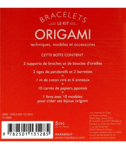 Kit Bijoux Origami - MARABOUT