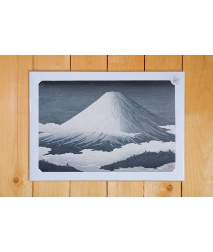 Poster A3 Estampe Fuji Omuro / JOUR DE NUIT