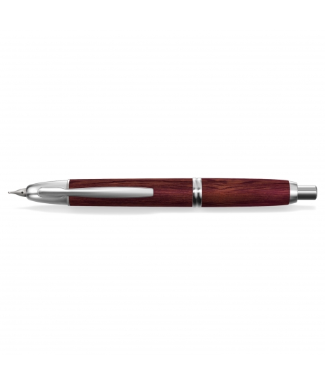 Stylo Plume Capless 18 Carats Rouge Wooden Médium - PILOT