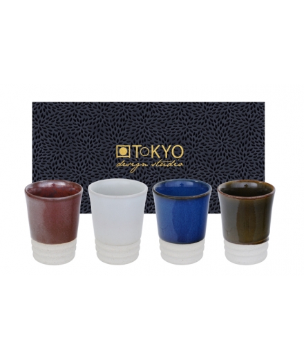 Set de 4 tasses Espresso Colorées / TOKYO DESIGN STUDIO