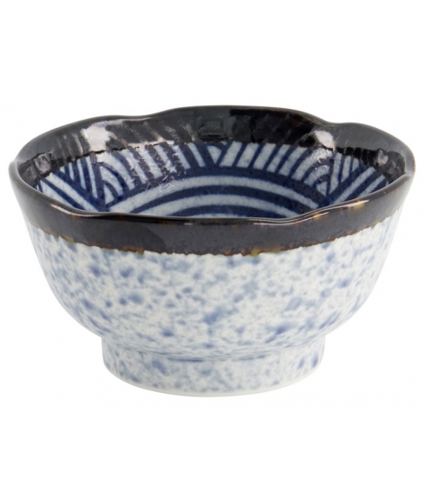 Bol à Riz Japonais Aisai Seigaha 300ml / TOKYO DESIGN STUDIO