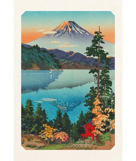 Carte Postale Lac Ashi 10x15cm - Editions Jourdenuit