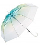 Parapluie Transparent Automatique Pvc Couleur Dégradée / WPC