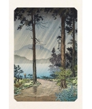 Carte Postale Lac Hakone 10x15cm - Editions Jourdenuit