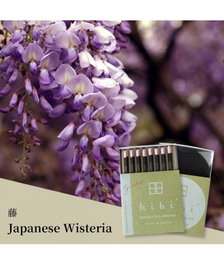 Bâtons D'Encens Glycine Japonaise - Hibi Garden
