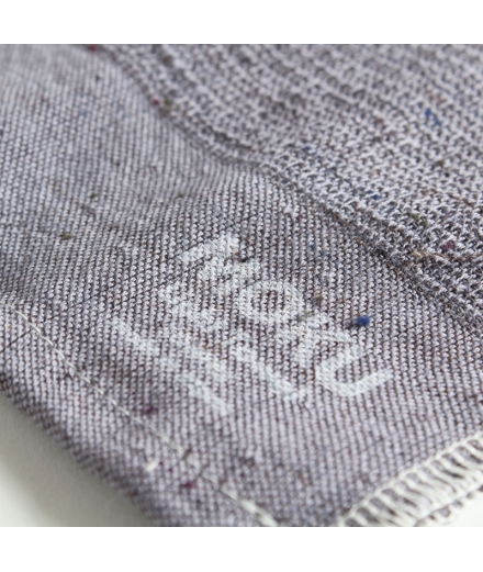 Serviette Japonaise Légère 100% Coton Violet M 33x100cm - MOKU