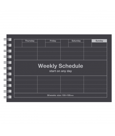 Semainier Perpétuel Weekly Schedule - MARK'S