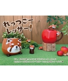 Mug Kawaii Panda Roux Et Pomme Céramique 250ml - DECOLE