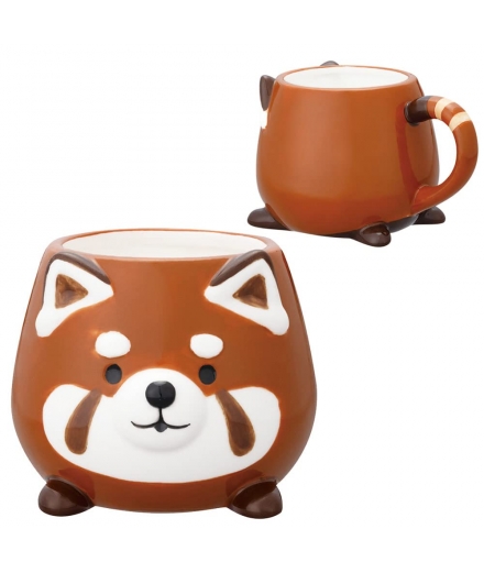 Mug Kawaii Panda Roux Céramique 250ml - DECOLE