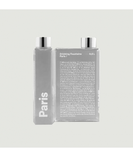 Bouteille De Voyage Recyclable Phil The Bottle Paris 500ml - PALOMAR