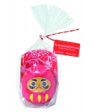 Porte-Bonheur Et Sa Plante Daruma Rouge - SEISHIN