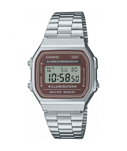 Montre Mixte Digitale A168WA-5AYES Marron - CASIO