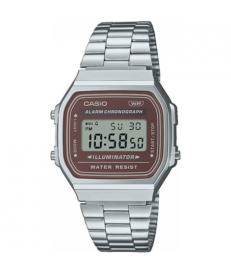 Montre Mixte Digitale A168WA-5AYES Marron - CASIO