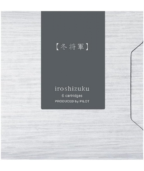 6 Cartouches Encre Fuyu-Syogun Iroshizuku - PILOT