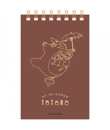 Carnet A7 Spriales Totoro Volant - GHIBLI