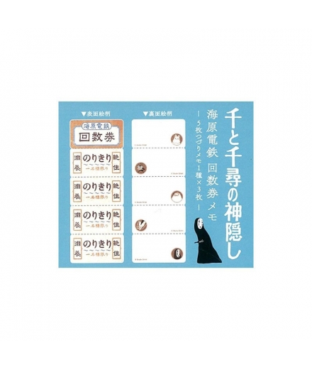 Mini Bloc-Note Chihiro Ticket de Train - GHIBLI