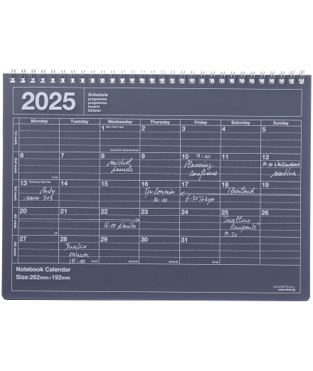 Calendrier Mensuel 2025 - MARK'S