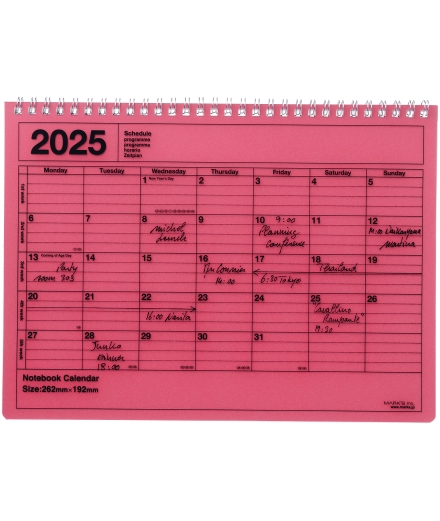 Calendrier Mensuel 2025 - MARK'S