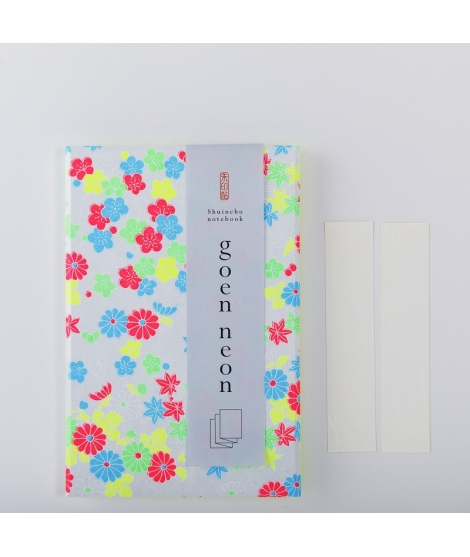 Carnet Goshuin-Chô Fleurs Fluo - SHOGADO