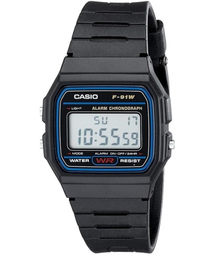 Montre Mixte Digitale F-91W-1YER - CASIO