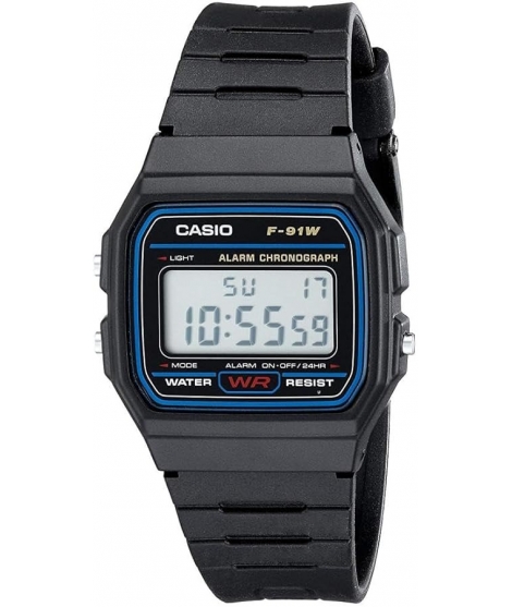 Montre Mixte Digitale F-91W-1YER - CASIO