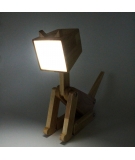 Lampe Led USB En Bois Chat Nala / WINKEE