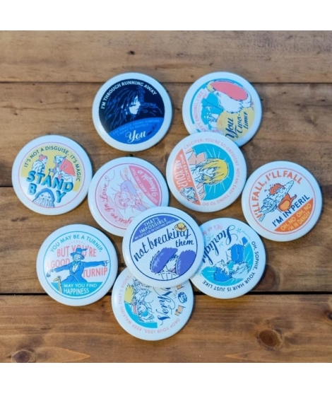 Badge Vintage Mystere Le Château Ambulant - GHIBLI