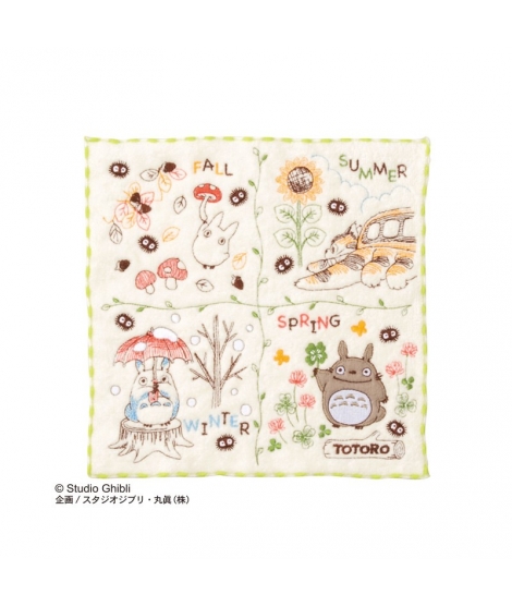 Mini Serviette Mon Voisin Totoro Saisons 25x25cm - GHIBLI