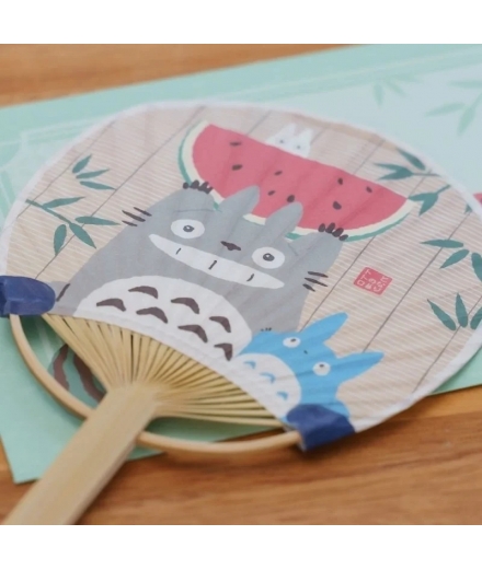 Éventail Bambou & Enveloppe Totoro - GHIBLI