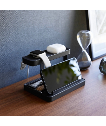 Support Noir Pour Smartphone et Appareils - YAMAZAKI