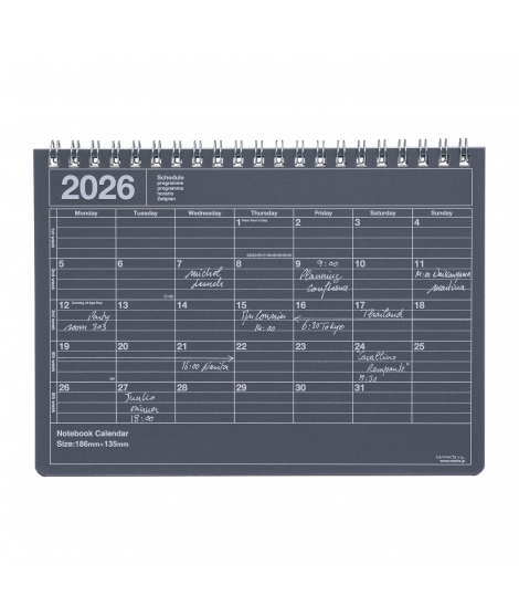 Calendrier Mensuel 2026 - MARK'S