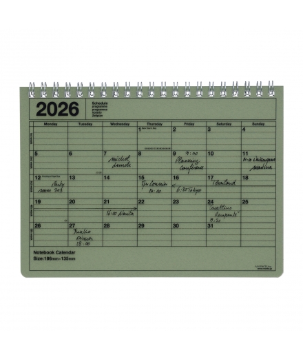 Calendrier Mensuel 2026 - MARK'S