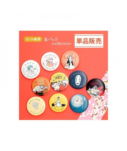 Badge Vintage Mystere Le Voyage de Chihiro - GHIBLI