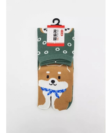 Chaussettes Tabi Chien Shiba Made In Japan 34-40 - AOI TRADING