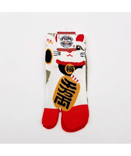 Chaussettes Tabi Maneki Neko Made In Japan - AOI TRADING