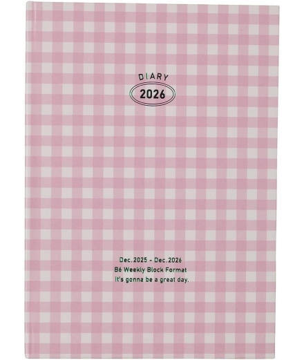 Agenda 2026 Semainier B6 BLOCK - MARK'S