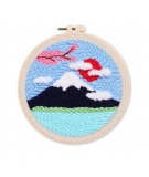 Kit Punch Needle Mt Fuji Et Cerisier - FIGURES D'ART